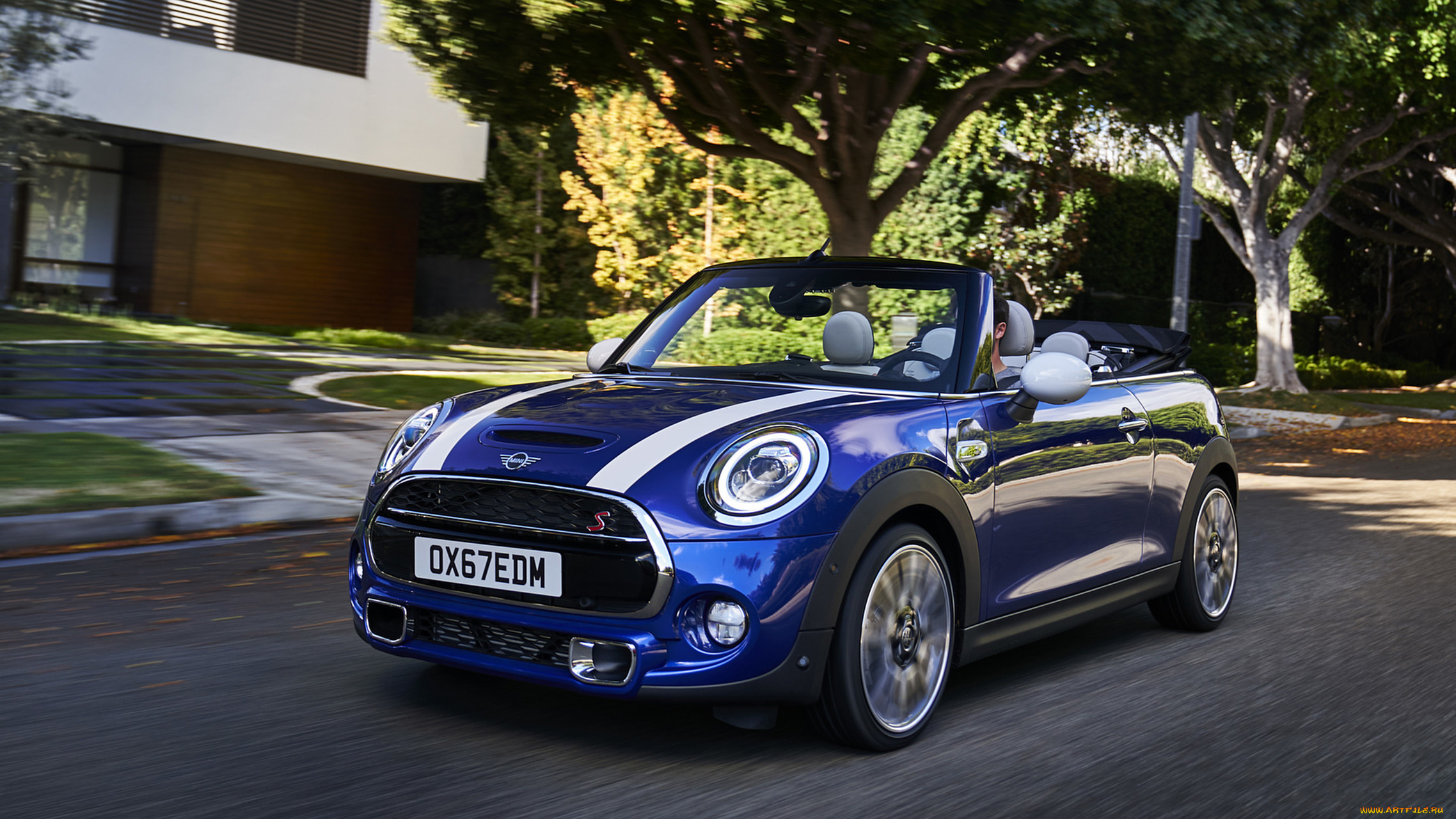mini cabrio 2019, , mini, cabrio, 2019, blue